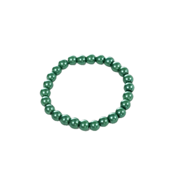 Handmade Beaded Bracelet - Forrest Green