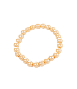 Handmade Beaded Bracelet – Honey Gold