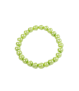 Handmade Beaded Bracelet – Pastel Green