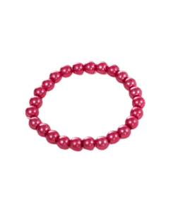 Handmade Beaded Bracelet – Rose Pink