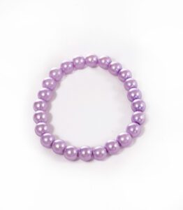 Handmade Beaded Bracelet – Lavender