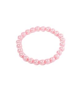 Handmade Beaded Bracelet – Light Pink