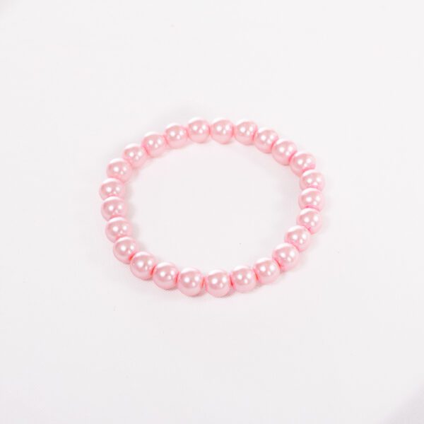 Handmade Beaded Bracelet - Light Pink