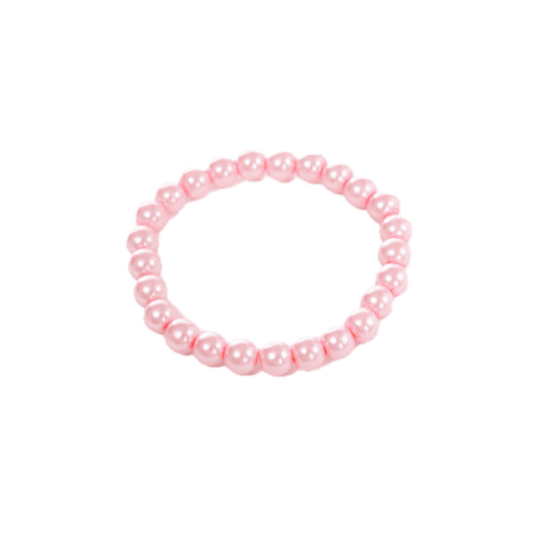 Handmade Beaded Bracelet - Light Pink