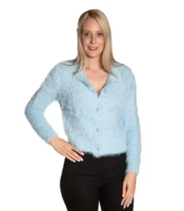 Cardigan – Pastel Blue
