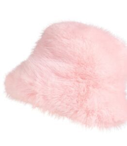 Pink Fluffy Bucket Hat