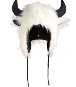 Highland Cow Horn Hat - White