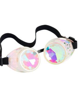 Steampunk Kaleidoscope Goggles - Pearl Metalic
