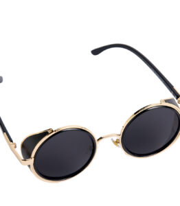Steampunk Glasses - Gold & Black