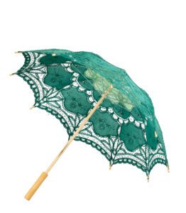 Green Lace Parasol