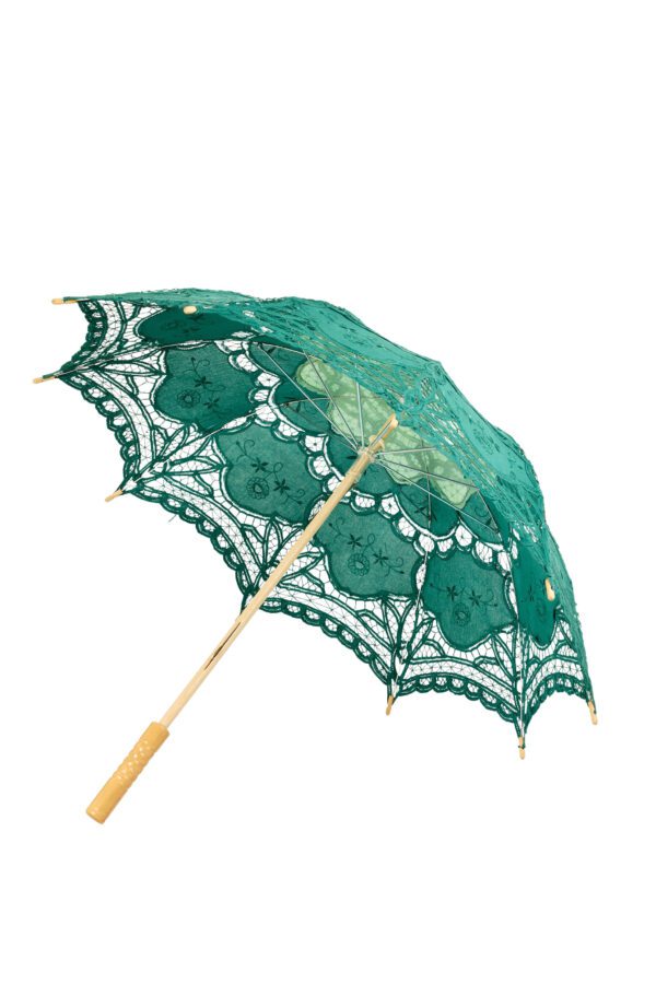 Green Lace Parasol