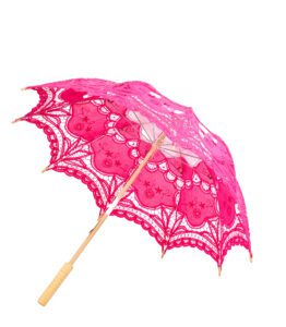 Pink Lace Parasol