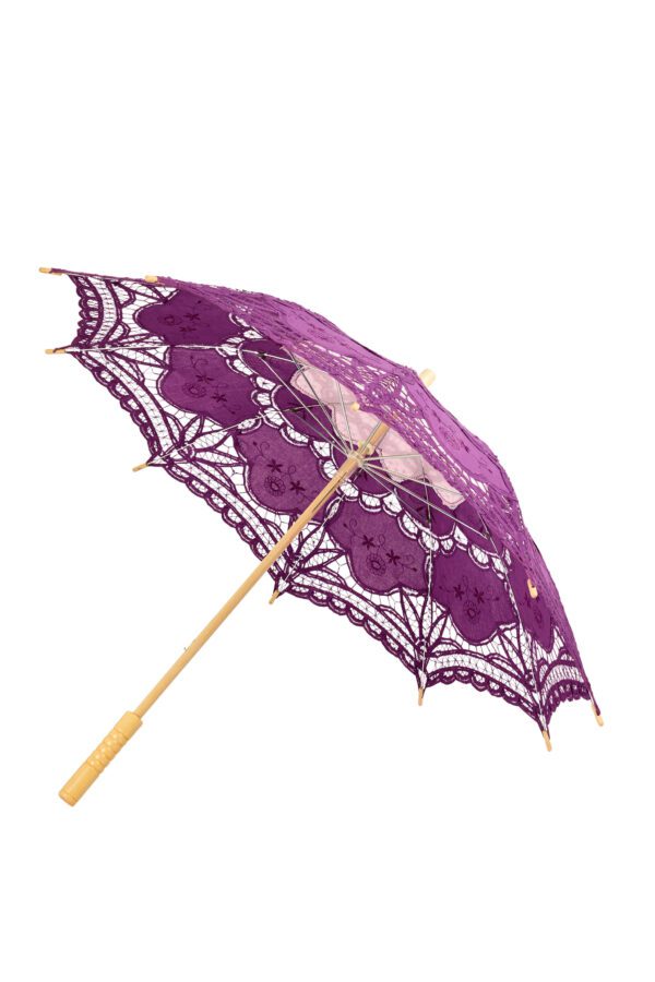 Purple Lace Parasol