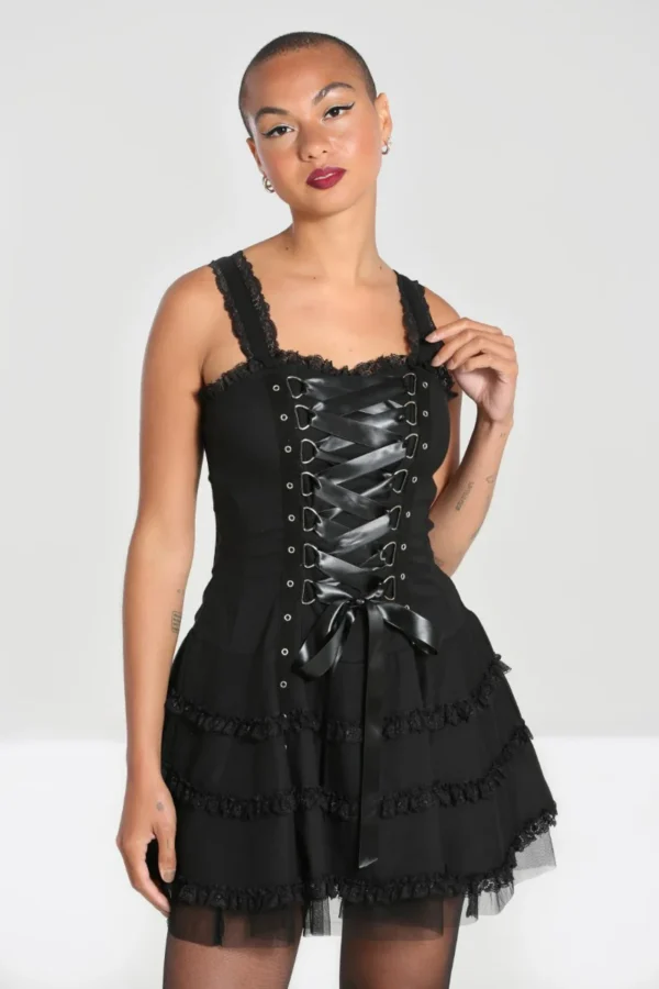 Hell Bunny Harley Plain Dress