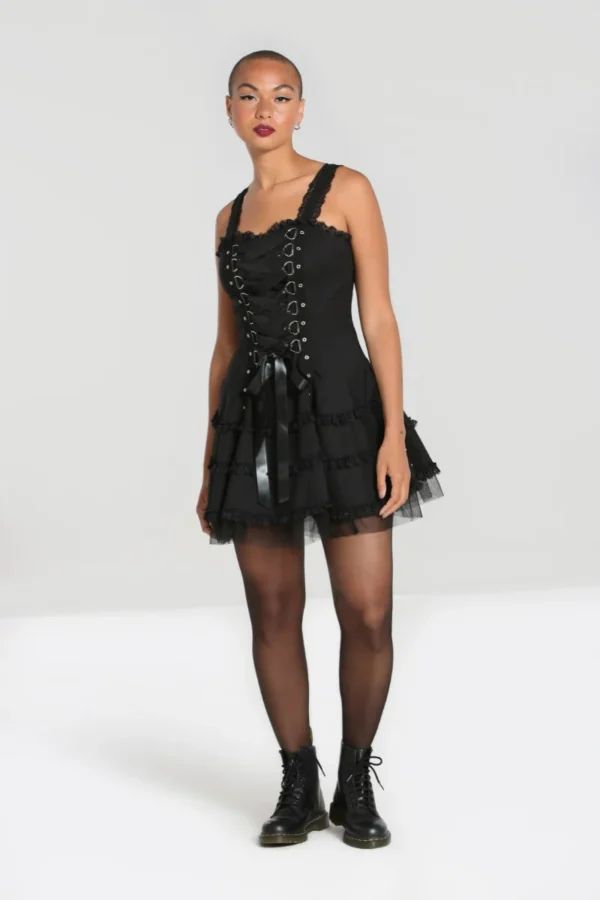 Hell Bunny Harley Plain Dress