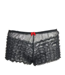 Black Frilly Knickers