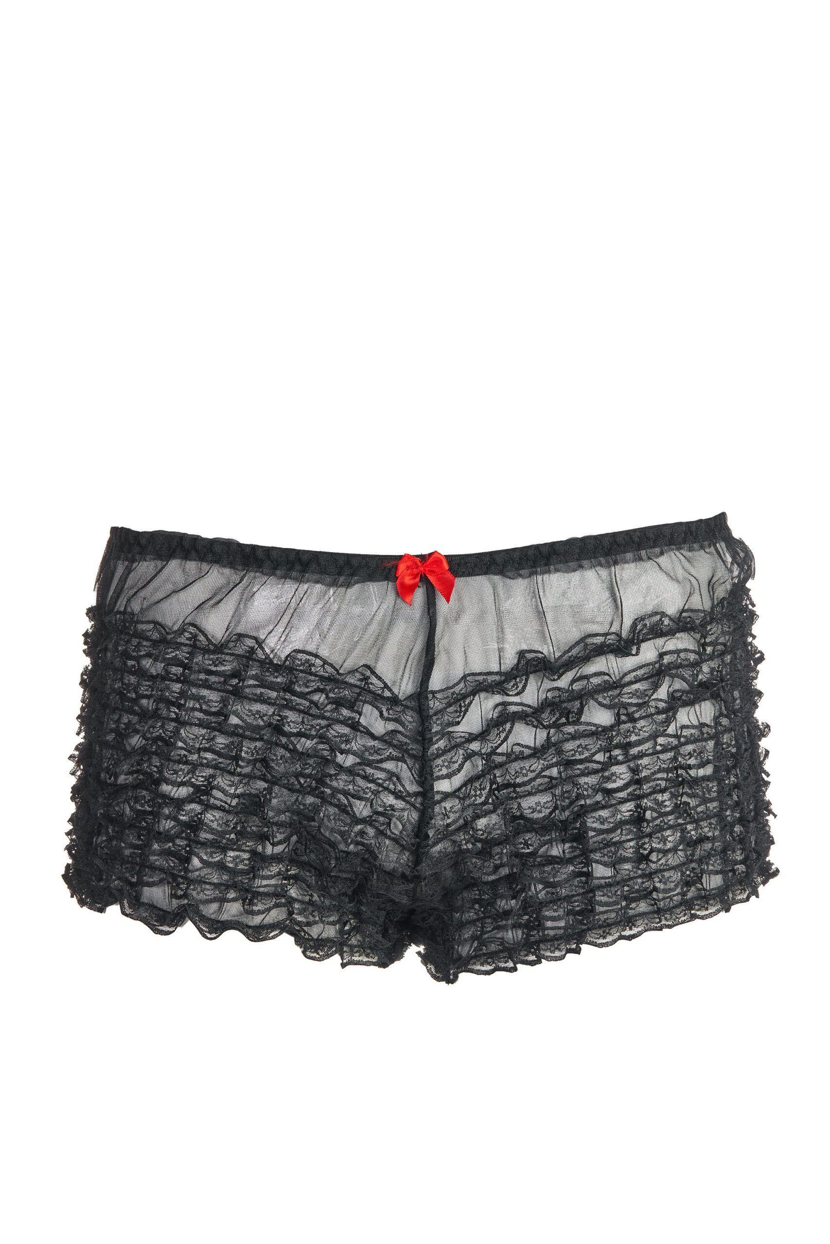 Black Frilly Knickers