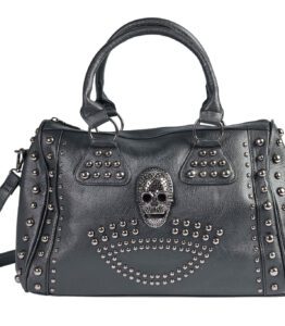 Gothic Studded Skull Bag