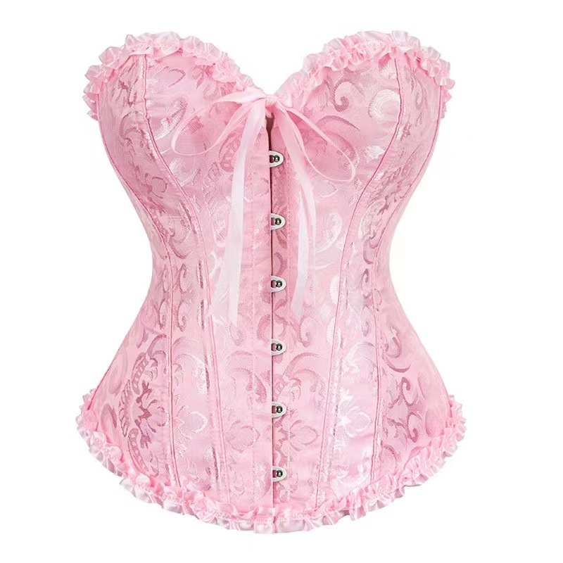 Courtney Pink Overbust Corset