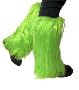 Fluffy Leg Warmer – Green
