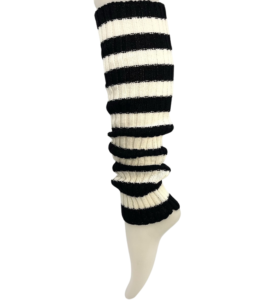 Legwarmer - Black/White Stripe
