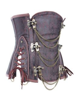 Octavia Brown Steampunk Underbust Corset