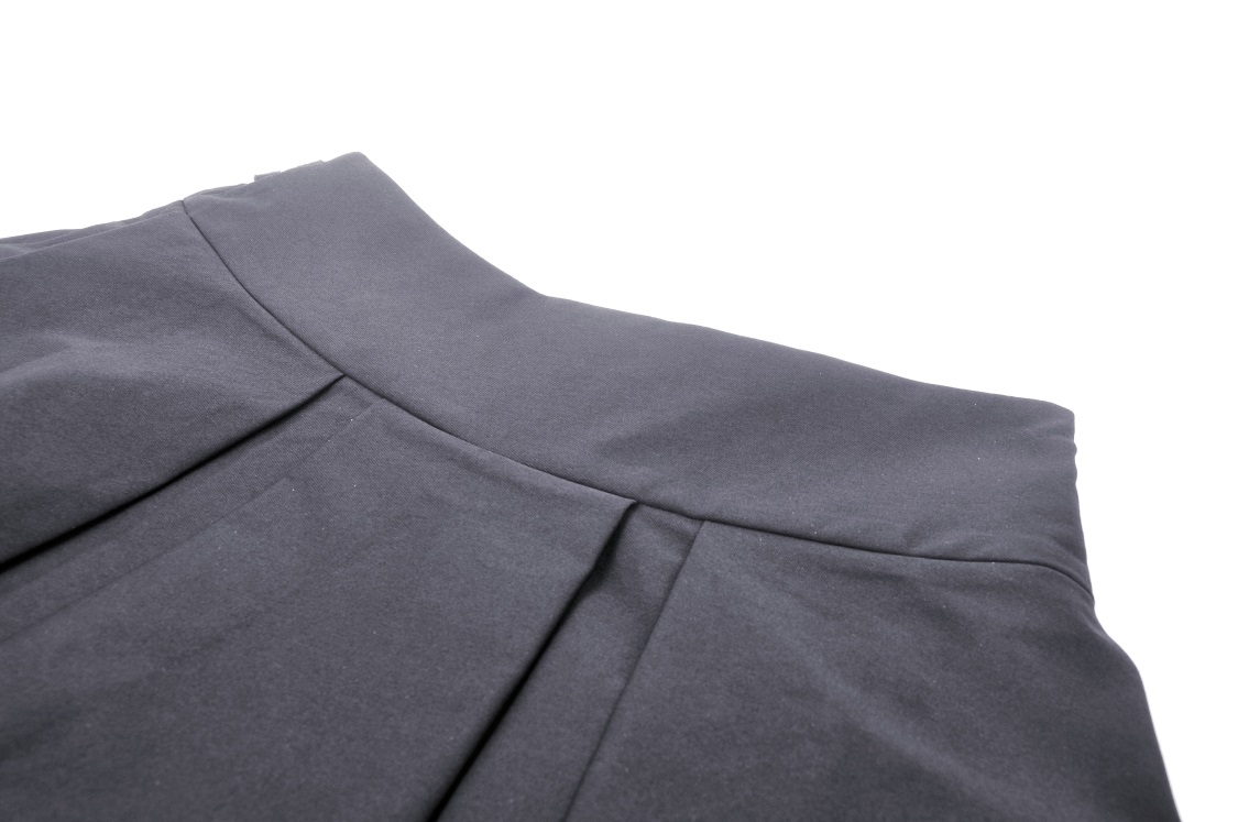 Dark In Love: Black Studded Belt & Heart Pocket Pleated Skirt